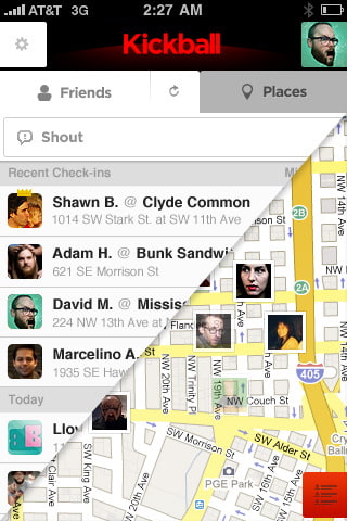 kickball app for iphone screenshot