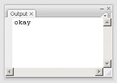 Output Panel