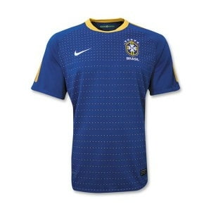Brazil's 2010 away jersey