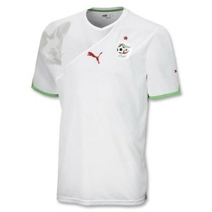 Algeria's 2010 home jersey