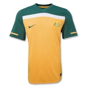 Australia's 2010 home jersey