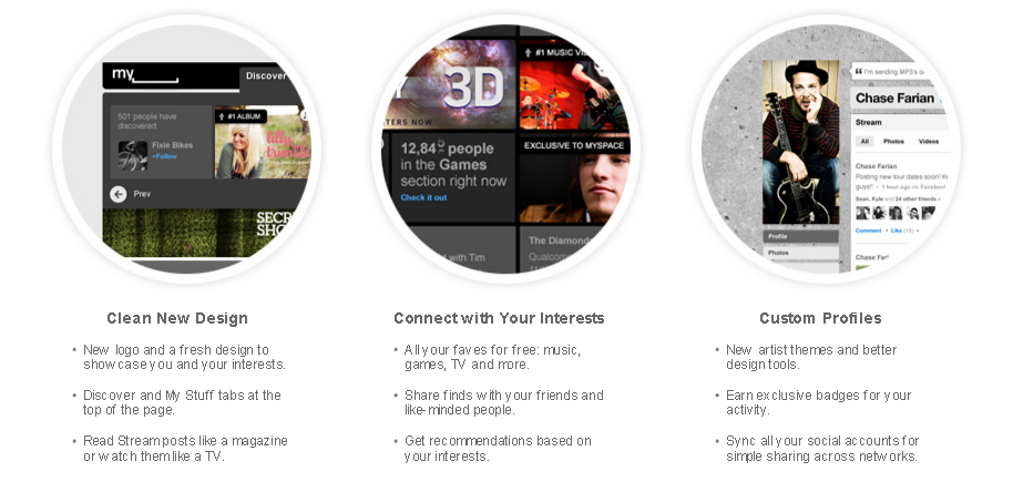 New Myspace Features Oneupwebreviews