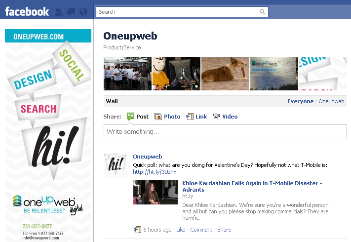Facebook Updates Oneupweb Reviews 
