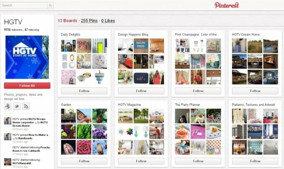 Pinterest - HGTV