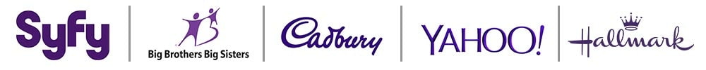  example of brands with their primary color: purple