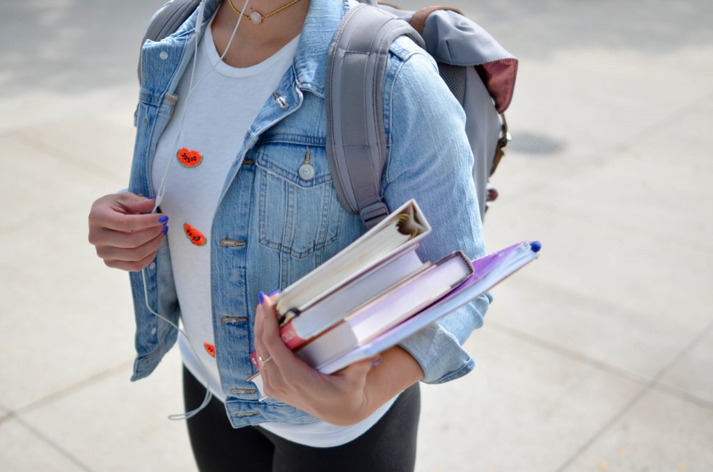 Female student pursuing higher education.