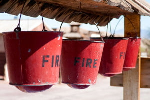 fire buckets