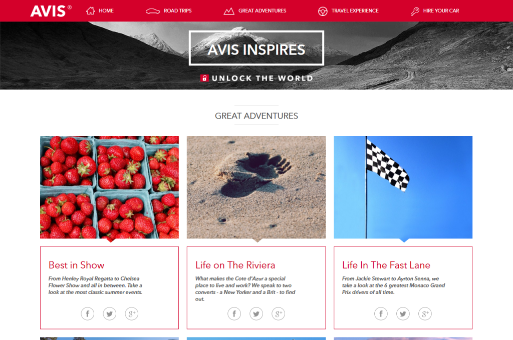 Avis Blog UK screenshot