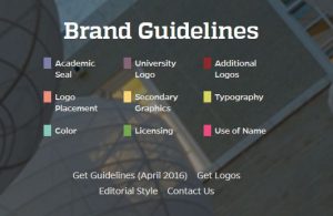 graphic image indicating brand guidelines