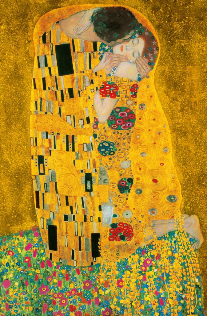 Gustav Klimt’s The Kiss