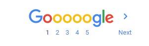 example of google pagination