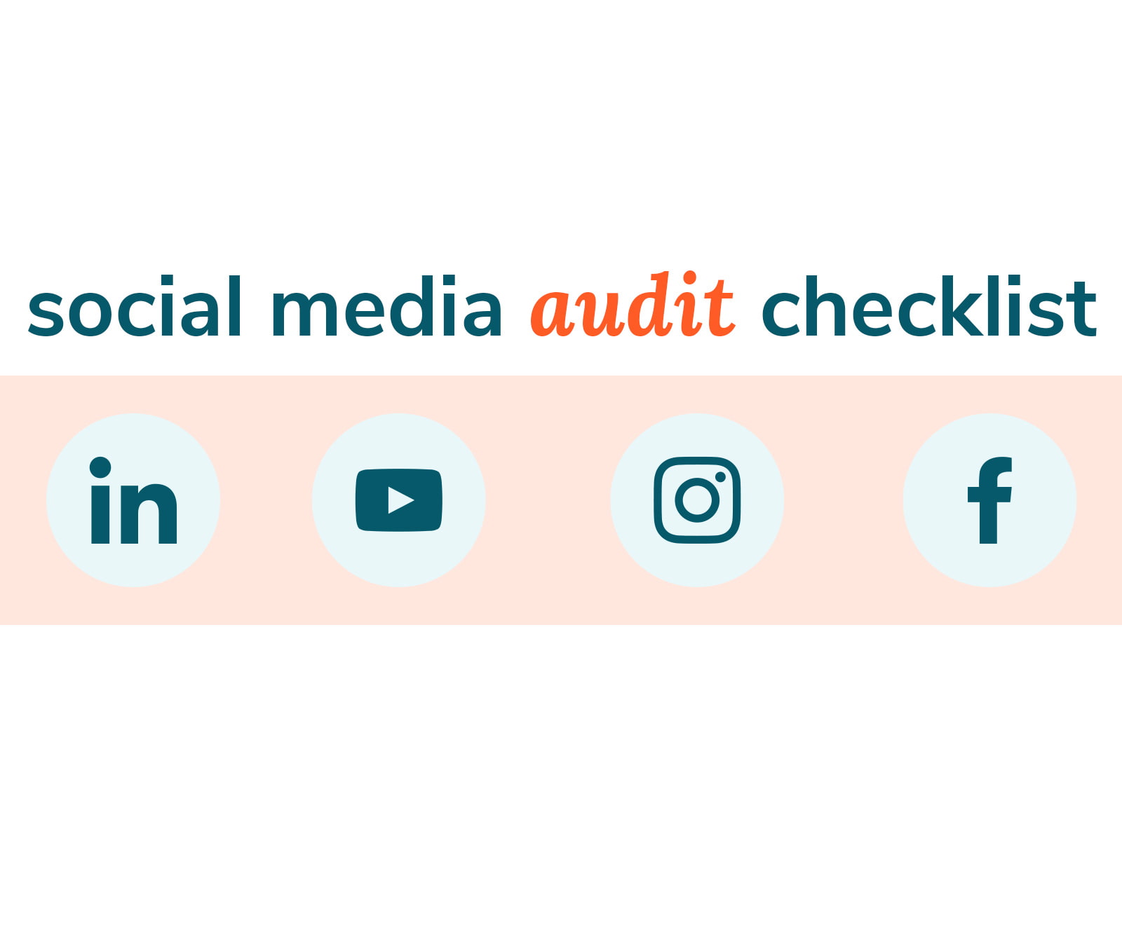 social media audit checklist