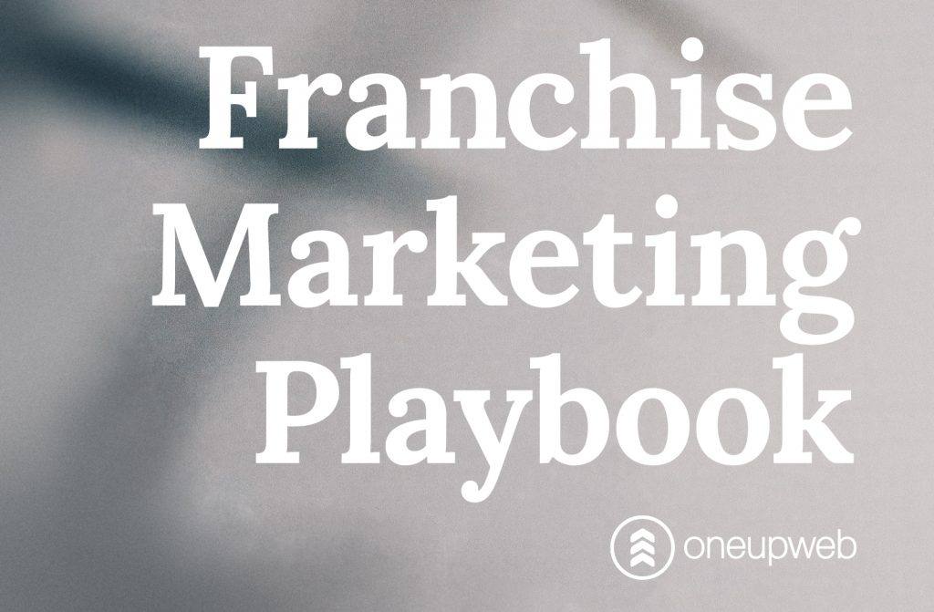 The title of the guide is "franchise marketing playbook"