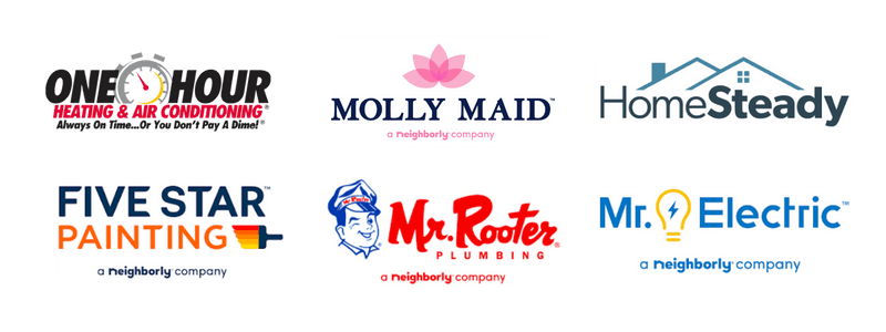 home service industry client logos