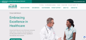 primary health network website homepage